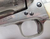 Colt Single Action Army 45 Nickel/Ivory made 1876 - 10 of 22