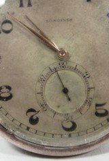 E F Co Longines Pocket Watch Made In 1927 - 2 of 7