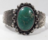 Nice Silver Turquoise Bracelet - 1 of 8