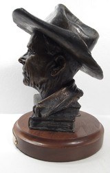 Collection of 4 Bronze Busts by Texas Artist Don Ray - 12 of 23