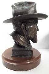 Collection of 4 Bronze Busts by Texas Artist Don Ray - 4 of 23
