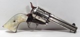 Colt SAA 44/40 – Nickel – Pearl – Made 1899 - 1 of 19