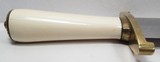 Randall Made Knife (RMK) Model 12 Smithsonian – Ivory Brass Back Bowie - 13 of 23