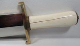 Randall Made Knife (RMK) Model 12 Smithsonian – Ivory Brass Back Bowie - 6 of 23