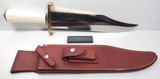 Randall Made Knife (RMK) Model 12 Smithsonian – Ivory Brass Back Bowie - 1 of 23