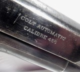 COLT 1911 Cal. 455 Eley – Made 1916 - 5 of 17