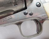 Colt Single Action Army 45 Nickel/Ivory - Made 1876 - 10 of 22