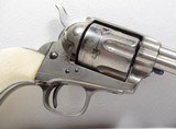 Colt Single Action Army 45 Nickel/Ivory - Made 1876 - 3 of 22