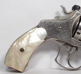 Smith & Wesson 44 DA Engraved/Pearls circa Early 1880’s - 11 of 18