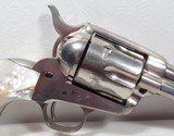 Colt SAA 44-40 Nickel with Carved Pearls – Utah Gun 1906 - 3 of 21