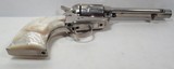 Colt SAA 44-40 Nickel with Carved Pearls – Utah Gun 1906 - 16 of 21