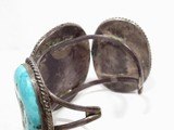 Navajo Old Pawn Vintage Turquoise Bracelet - 11 of 11