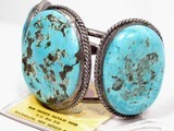 Navajo Old Pawn Vintage Turquoise Bracelet - 4 of 11