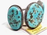 Navajo Old Pawn Vintage Turquoise Bracelet - 3 of 11
