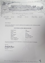 Colt SAA 44 Rimfire – Circa 1879 with Letter - 21 of 21