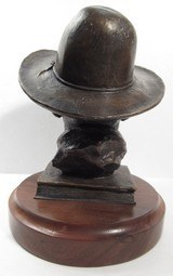 Collection of 4 Bronze Busts by Texas Artist Don Ray - 15 of 23