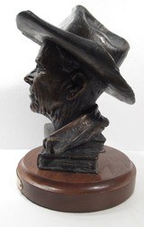 Collection of 4 Bronze Busts by Texas Artist Don Ray - 11 of 23