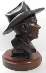 Collection of 4 Bronze Busts by Texas Artist Don Ray - 8 of 23