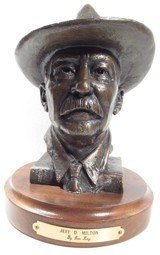 Collection of 4 Bronze Busts by Texas Artist Don Ray - 12 of 23