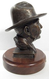 Collection of 4 Bronze Busts by Texas Artist Don Ray - 13 of 23