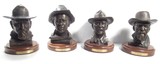 Collection of 4 Bronze Busts by Texas Artist Don Ray - 1 of 24