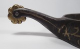 Robert Lincoln Causey Gold Inlaid Spurs - 3 of 23