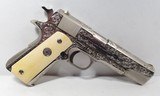 A.A. White Engraved Colt Govt. Model - 1 of 21