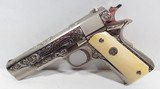 A.A. White Engraved Colt Govt. Model - 5 of 21