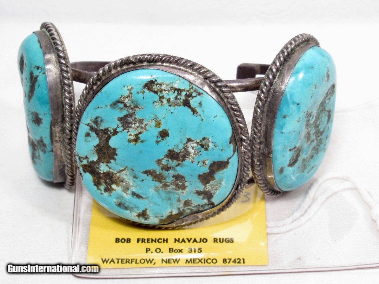 Navajo Old Pawn Vintage Turquoise Bracelet