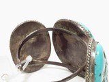 Navajo Old Pawn Vintage Turquoise Bracelet - 13 of 13