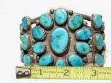 Navajo Old Pawn Vintage Turquoise Bracelet - 3 of 7