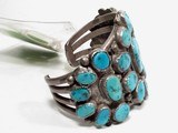 Navajo Old Pawn Vintage Turquoise Bracelet - 6 of 7