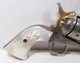 Colt SAA 45 – Engraved – Gold Wash – Made 1895 - 2 of 19