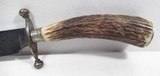 Nice Unmarked Antique Bowie Knife - 2 of 10
