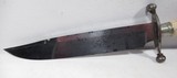 Nice Unmarked Antique Bowie Knife - 3 of 10