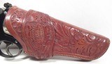Fine Floral Carved A.W. Brill Holster - El Paso, TX History - 2 of 9