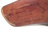 Fine Floral Carved A.W. Brill Holster - El Paso, TX History - 4 of 9