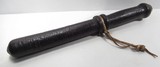 Leather Wrapped 14” Night Stick – Circa Late 1800’s – Early 1900’s - 1 of 4