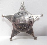 Rare San Antonio Police Detective Badge – Circa 1927 - 1 of 6