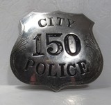 Rare Identified San Antonio Police Dept. Badge – 1914 - 1 of 4