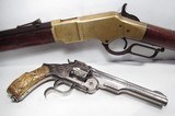 FINE ANTIQUE FIREARMS From COLLECTING TEXAS – WEXEL & DEGRESS WINCHESTER 66 & VERY EARLY 3rd MODEL RUSSIAN ENGRAVED - 1 of 25
