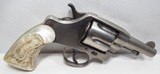 OUTSTANDING RARE ANTIQUE COLT DOUBLE ACTION REVOLVER from COLLECTING TEXAS – RARE COLT MODEL 1889 NAVY REVOLVER with FACTORY NICKEL 3” BARREL - 1 of 21