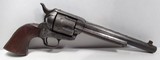 ANTIQUE DECORATED COLT SAA 44-40 SMOOTH BORE from COLLECTING TEXAS – CRUDELY ENGRAVED – SILVER DECORATED WELL USED COLT SINGLE ACTION ARMY – MADE 1884 - 1 of 21