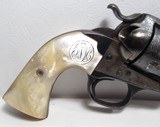 INTERESTING 114 YEAR-OLD S.A.A. COLT BISLEY 45 from COLLECTING TEXAS – COLT BISLEY 45 – MONOGRAM PEARL GRIPS – ARKANSAS HISTORY - 2 of 21