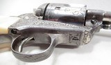 REALLY NICE FACTORY ENGRAVED 111 YEAR-OLD COLT SINGLE ACTION ARMY 45 from COLLECTING TEXAS – CARVED STEER HEAD PEARL GRIPS – SHIPPED 1911 - 17 of 20