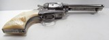 REALLY NICE FACTORY ENGRAVED 111 YEAR-OLD COLT SINGLE ACTION ARMY 45 from COLLECTING TEXAS – CARVED STEER HEAD PEARL GRIPS – SHIPPED 1911 - 15 of 20
