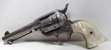 REALLY NICE FACTORY ENGRAVED 111 YEAR-OLD COLT SINGLE ACTION ARMY 45 from COLLECTING TEXAS – CARVED STEER HEAD PEARL GRIPS – SHIPPED IN 1911 - 5 of 20