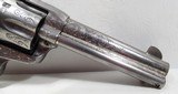 REALLY NICE FACTORY ENGRAVED 111 YEAR-OLD COLT SINGLE ACTION ARMY 45 from COLLECTING TEXAS – CARVED STEER HEAD PEARL GRIPS – SHIPPED IN 1911 - 4 of 20
