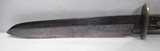 FANTASTIC BOWIE KNIFE by WILLIAM JACKSON & Co. from COLLECTING TEXAS – “RIO GRANDE CAMP KNIFE” with ORIGINAL SHEATH – Circa 1850-60 - 4 of 13