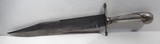 VERY NICE LARGE BOWIE KNIFE by HARRISON BROS. & HOWSON from COLLECTING TEXAS – SOLID SILVER HANDLE – 11” BLADE - 4 of 12